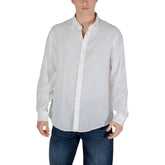 Armani Exchange White Linen Shirt